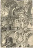 Adolph von Menzel, Inneres der Stiftskirche zu Einsiedeln