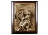 Vilém Amort, Woman with a Child, 1909, Patinated plaster