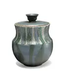 Joel Edwards, Covered pot, Glazed ceramic