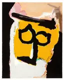 Mask (from Ingmar Bergman) by Robert Motherwell, 1989, 15-color lithograph on white TGL handmade paper, sold Oct 2019