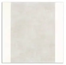 Mary Corse, Untitled (White Light Band), 1993, Acrylic and glass microspheres on canvas