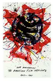 Sam Francis, A Red Star, 1987, 10-color screenprint on PTI #120 Waterleaf paper
