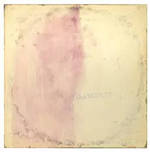 Kevin Sullivan, White Album with Kool-Aid Stain, 1991, Oil on canvas