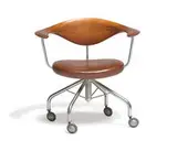 Executive Swivel chair by Hans J. Wegner, 1955, Johannes Hansen, sold Oct 2019