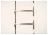 Vito Acconci, 20-Foot Ladder for Any-Size Wall (8), 1979, Photoetching in grey on eight sheets of Rives BFK white paper