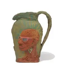 Alison Saar, Lily of the Nile, 1985, Painted ceramic and mixed-media