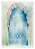 Joseph Goldyne, Vendome II, c. 1978, Monotype with watercolor on paper