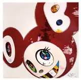 And Then x 6 (Red: The Superflat Method) by Takashi Murakami, 2013, Offset color lithograph on smooth wove paper, sold Oct 2019