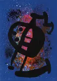 Le Grand Écart by Joan Miró, 1969, Color lithograph on Rives paper, sold Oct 2019