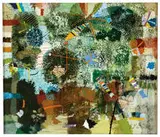 Kishio Murata, Jardin Japonese de April, 1966, Oil on canvas