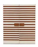 Doors by Gio Ponti, Lacquered Italian walnut, ash, mirrored glass, and brass, sold Oct 2019