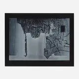 Jasper Johns, Regrets, 2014, intaglio on Hahnemühle Black