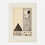 Jasper Johns, Pyre 2, 2005, etching and aquatint in colors with chine collé
