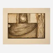 Untitled by Jasper Johns, 2001, intaglio in colors on Tokusuki Torinoko, sold Jun 2024