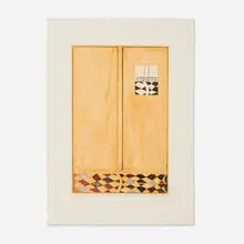 Pyre 1 by Jasper Johns, 2005, etching and aquatint in colors with chine collé, sold Jun 2024