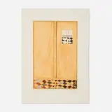 Jasper Johns, Pyre 1, 2005, etching and aquatint in colors with chine collé