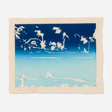 Alex Katz, Coleman Pond III, 2007, heliorelief woodcut on Tosa Washi Hanga Natural
