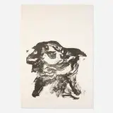 Willem de Kooning, Clam Digger, 1970, lithograph on J. B. Green