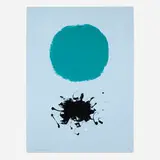 Adolph Gottlieb, Black Splash, 1967, screenprint in colors