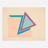 Moultonboro (from the Eccentric Polygons series) by Frank Stella, 1974, lithograph and screenprint in colors on Arches 300 gram, sold Jun 2024