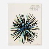 Raymond Pettibon, Untitled (Apply it to the Study of Mirrors, Rainbows - or the Sun!), 2005, screenprint in colors