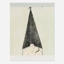 Martin Puryear, Untitled (Navy Pier), 1984, lithograph in colors