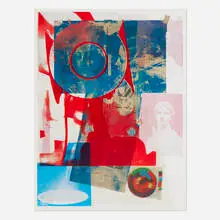 Local Quarry One by Robert Rauschenberg, 1968, offset lithograph in colors, sold Jun 2024