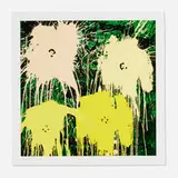 Thierry Guetta, Flowarh$ (Yellow), 2021, screenprint in colors