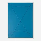 Robert Mangold, Untitled, 1995, screenprint in colors on T.H. Saunders Waterford