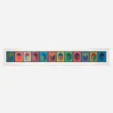 Sol LeWitt, Twelve Cubes (Triptych), 1995, etching and aquatint in colors