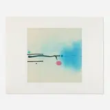 Victor Pasmore, Blue Image, 1986, etching and aquatint in colors on Fabriano
