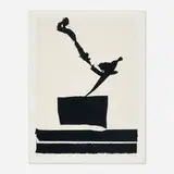 Robert Motherwell, Africa 5 (from the Africa suite), 1970, screenprint on J.B. Green