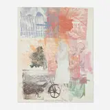 Robert Rauschenberg, Untitled (Arrow), 1984, lithograph in colors
