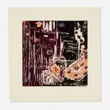 Joan Snyder, Things have Tears and We Know Suffering, 1983-84, woodcut with hand-coloring