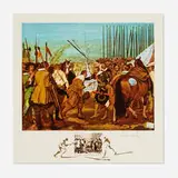 Velasquez - Le reddition de Breda (from the Changes in Great Masterpieces portfolio) by Salvador Dalí, 1974, lithograph in colors with remarque on Rives, sold Jun 2024
