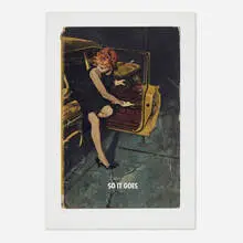 So It Goes by The Connor Brothers, 2016, giclée with silkscreen varnish on wove paper, sold Jun 2024