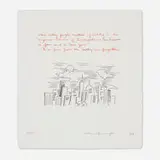 Keith Haring, Untitled (from The Valley series), 1989, etching on Twinrocker handmade