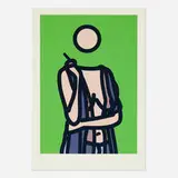 Ruth with Cigarette 5 by Julian Opie, 2006, Lambda print in colors on Fujicolour digital archival, sold Jun 2024