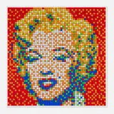 Invader, Rubik Shot Red Marilyn (from the Rubikcubism series)