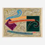 Frank Stella, Inaccessible Island Rail (from the Exotic Bird series), 1977, screenprint and lithograph in colors on Arches