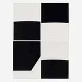 Four works from Un coup de dés jamais n'abolira le hasard (by Stéphane Mallarmé) by Ellsworth Kelly, 1992, lithograph on paper, sold Jun 2024
