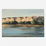 Hughie Lee-Smith, The Cliff No. 2, oil on canvas