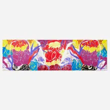 Norman Bluhm, Krakatoa Sunset, 1986, oil on canvas (triptych)