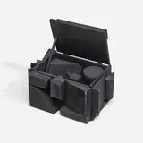 Louise Nevelson, Black Cryptic XLII, 1979, wood painted black