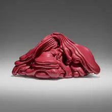 S2-P2-MAR44 from Scumak (Auto Sculpture Maker) by Roxy Paine, c. 2000, low density polyethylene, sold May 2024