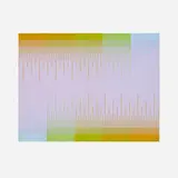 Richard Anuszkiewicz, Soft Lilac, 1975, acrylic on panel