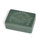 Arthur Conant for Rookwood Pottery, porcelain covered box in frogskin glaze