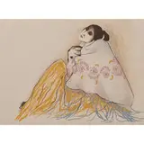 R. C. Gorman, Homage to Seated Woman, 1975