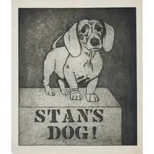 Stanley Edwards, Stan's Dog (Dachshund), 1964