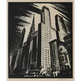 Charles Turzak, La Salle and Washington Street (Chicago, Illinois), 1935